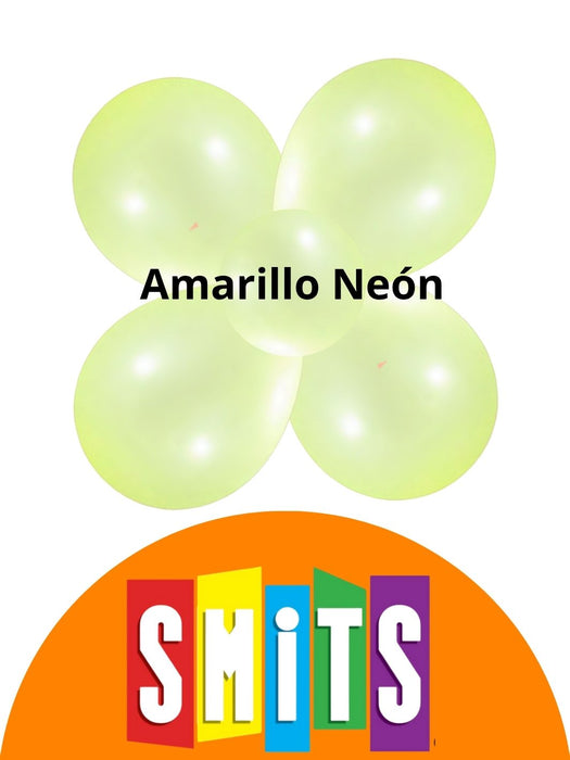 Globo Látex Smits - Amarillo Neón