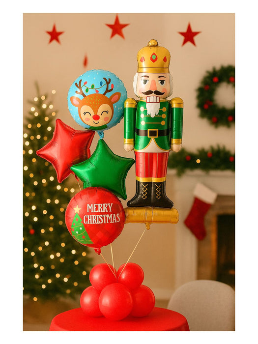 Set de Globos Navideños - Cascanueces