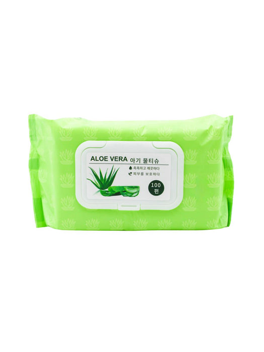 Toallas Húmedas con aroma Aloe Vera - 100 Piezas