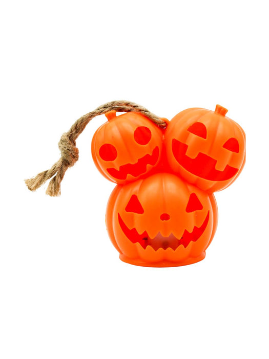 Vela con Luz LED de Calabaza con 3 cabezas - 1 pza o Caja con 12 pzas
