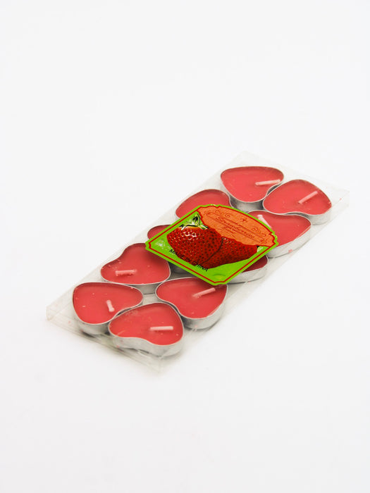 vela de corazón 10 pzs