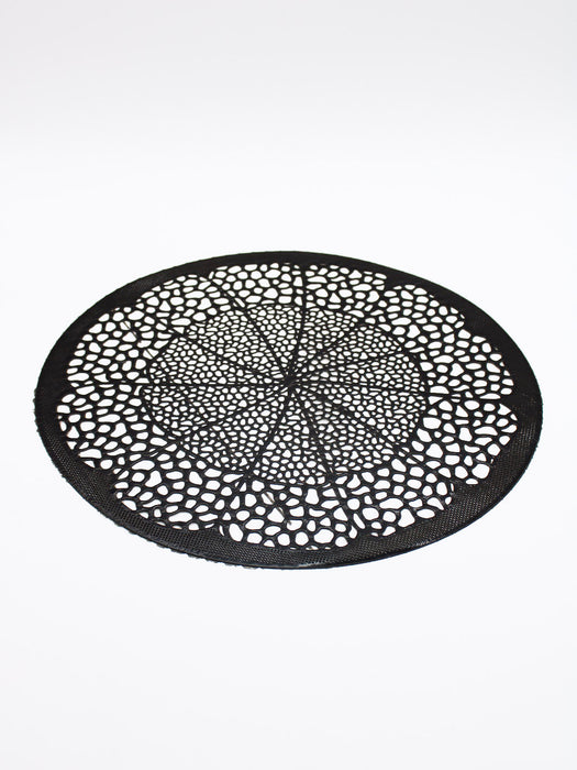 mantel de mesa negro individual