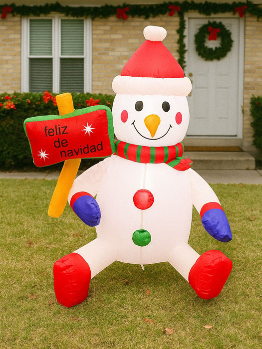 Inflable Muñeco de Nieve