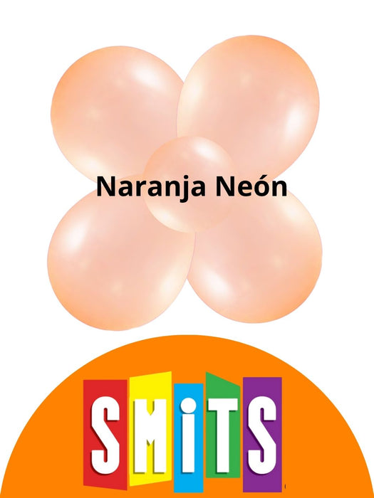 Globo Látex Smits - Naranja Neón
