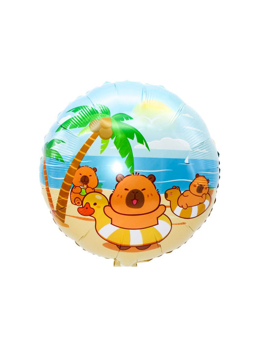Globo Capybara - Diseño diferente en cada lado