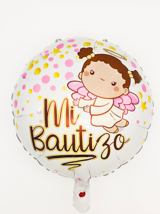 Globo "mi bautizo" niña y niño