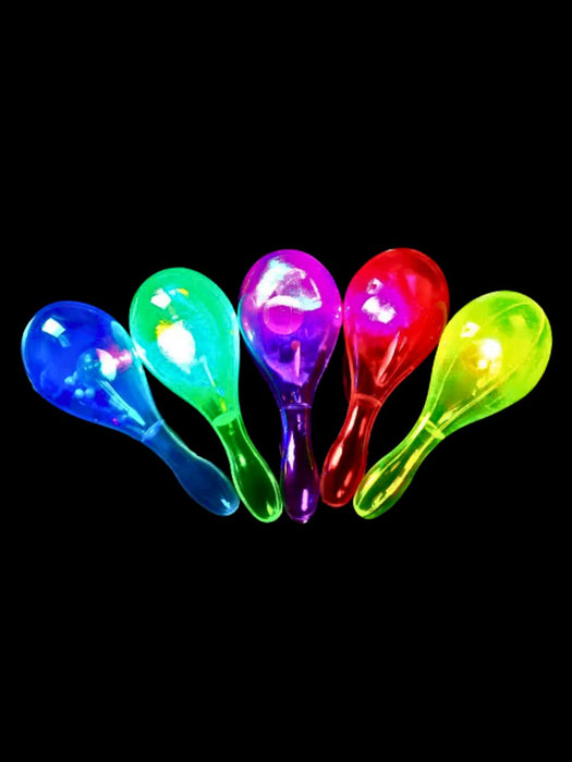 Maracas con Luz - Paquete con 12 Piezas
