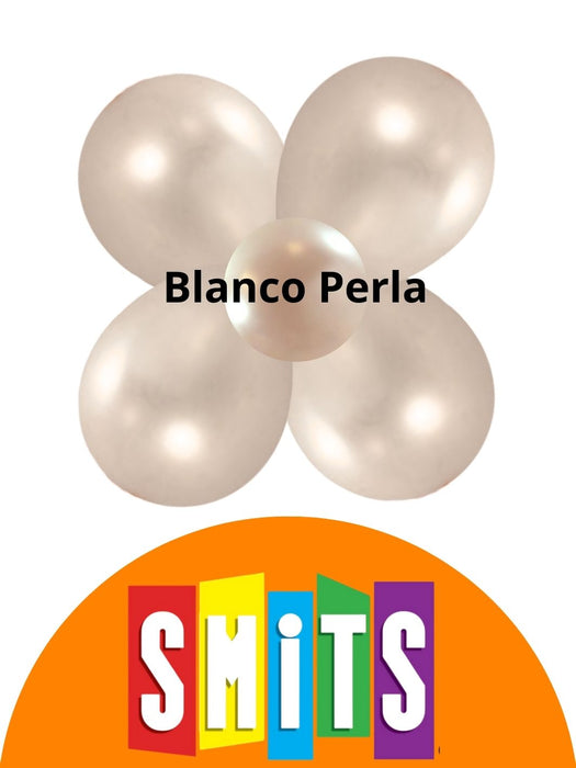 Globo Látex Smits - Blanco Perla