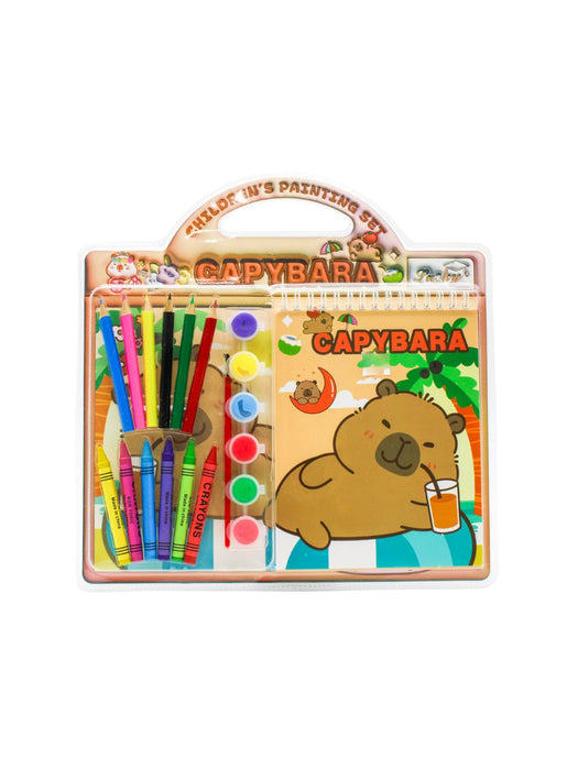 Kit Escolar Libreta con Acuarelas - Capybara
