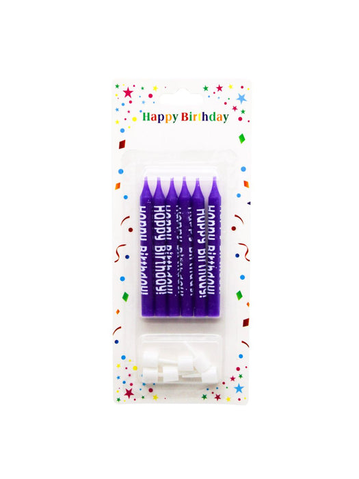 Paquete de 6 Velas Gruesas con Base