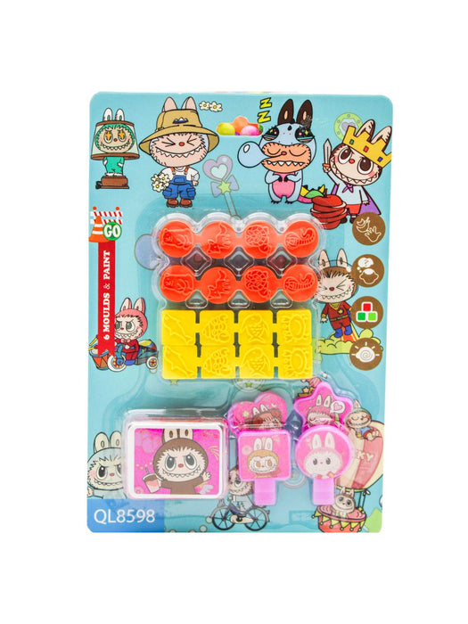 Set de Sellos Creativos con 16 Piezas - Labubu