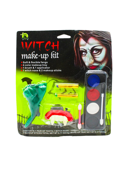 Set de Maquillaje de Bruja – Disfraz de Halloween
