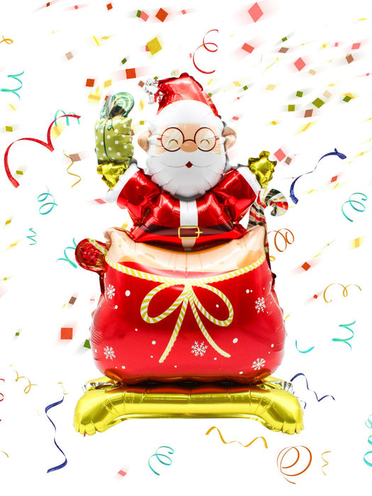 Globo Navideño con base - Santa