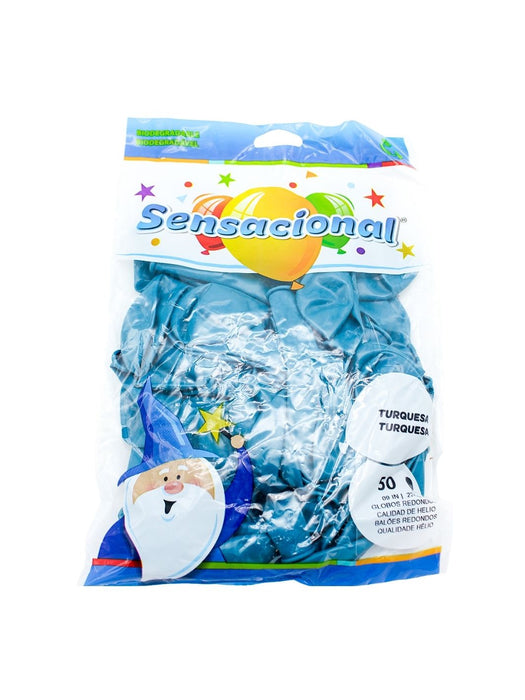 Globo Látex Sensacional - Turquesa