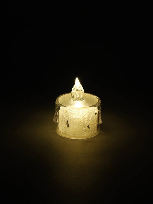 Vela derretida de luz led