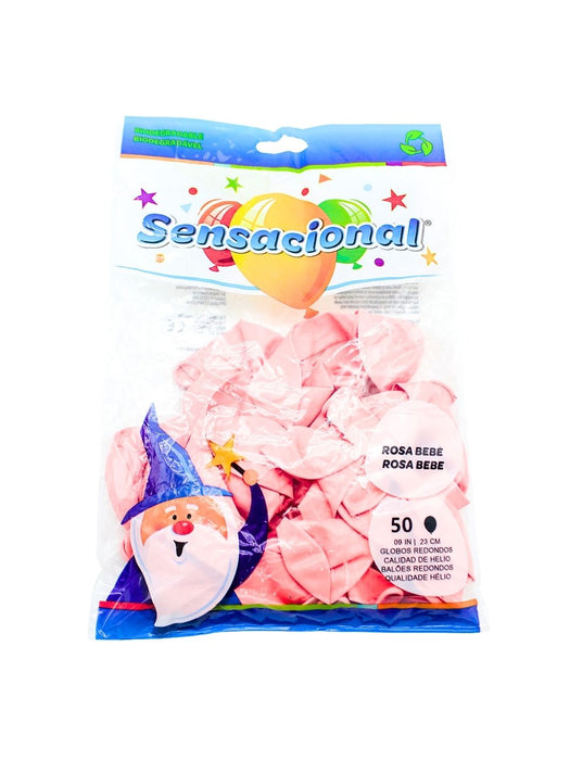 Globo Látex Sensacional - Rosa Bebe