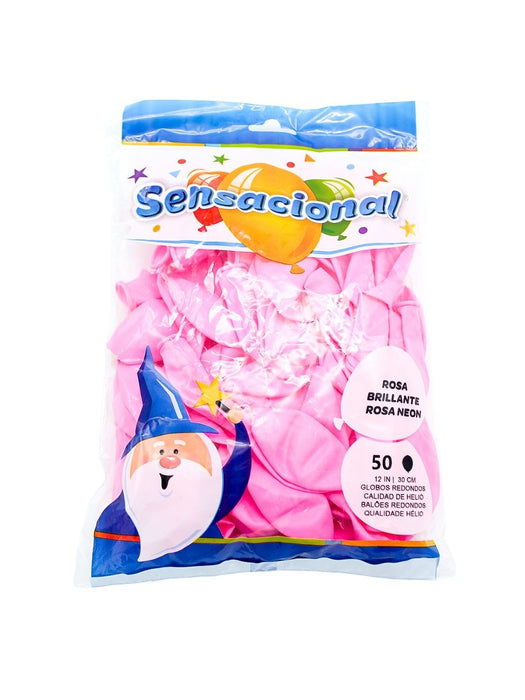 Globo Látex Sensacional - Rosa Neón