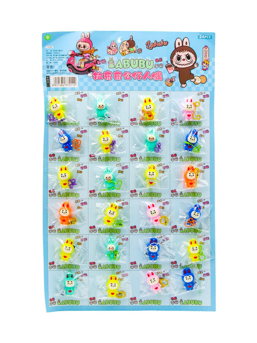 Blister con Llaveros de Labubu - 24 Piezas