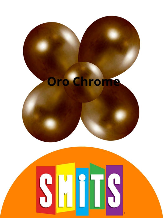 Globo Látex Smits - Oro Chrome