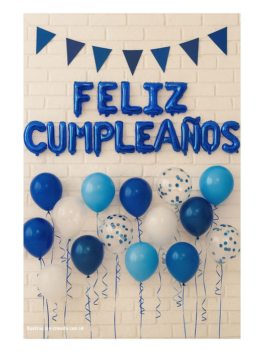Set de globo "feliz cumpleaños"