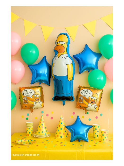 Set de Globos - Homero Simpson