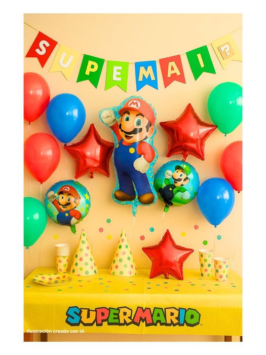 Set de Globos - Mario Bros