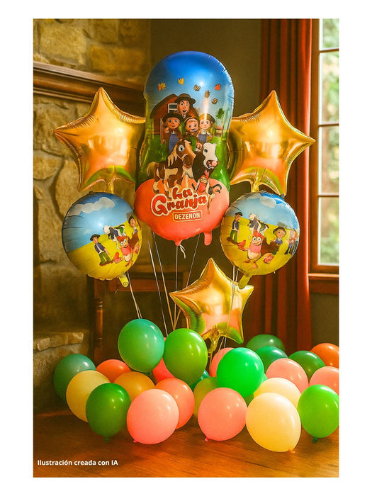 Set de Globos - La Granja de Zenon