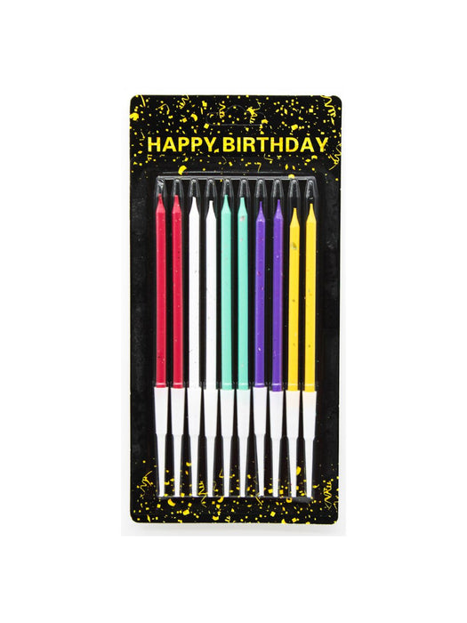 Paquete de 10 Velas de colores