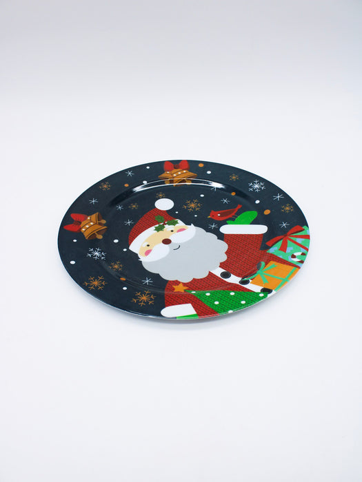 Plato Trinche Circular Navideño