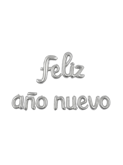 Set de Globos "Feliz Año Nuevo" en cursiva