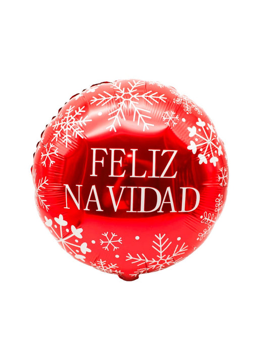 Globo Navideño 18" - Diseño diferente en cada lado