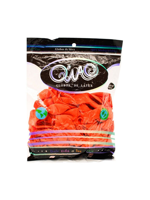 Globo Látex Qwao - Naranja