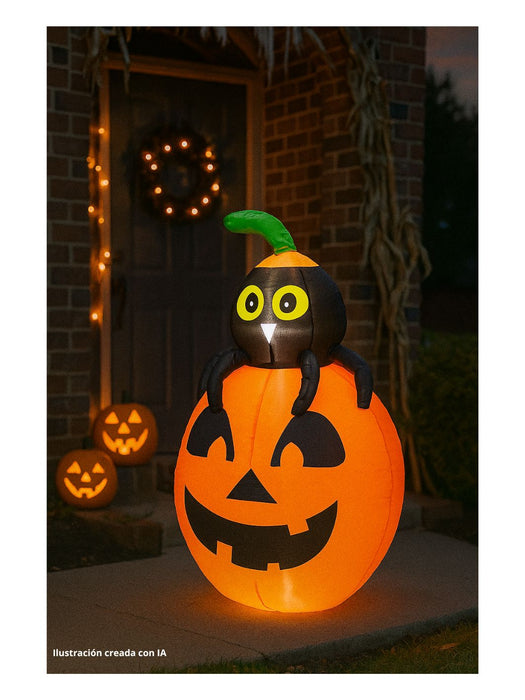 Inflable de Calabaza con Luz