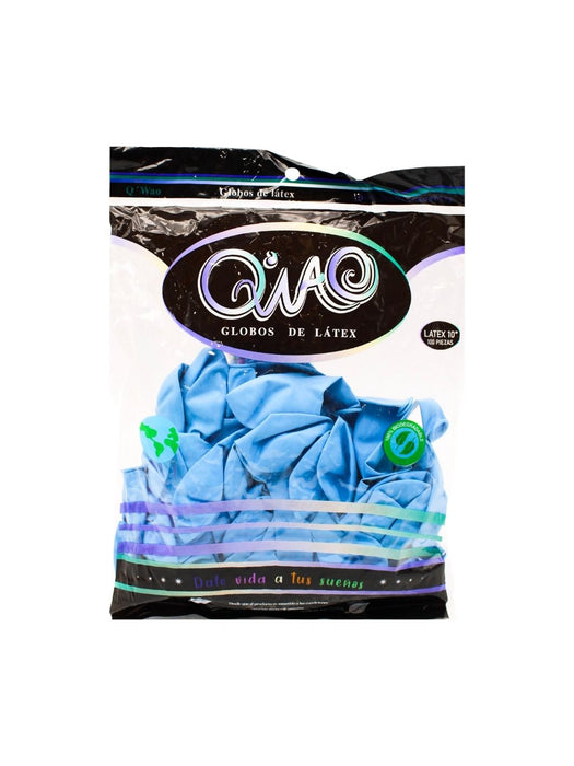 Globo Látex Qwao - Azul