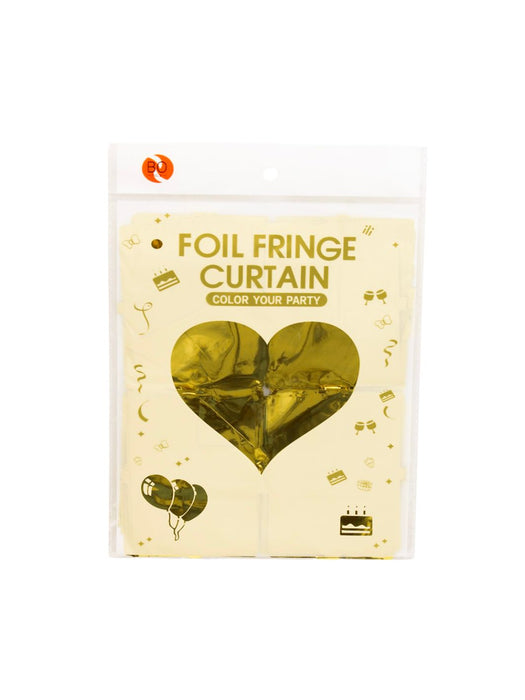 Cortina Metálica de Cuadros - Dorada