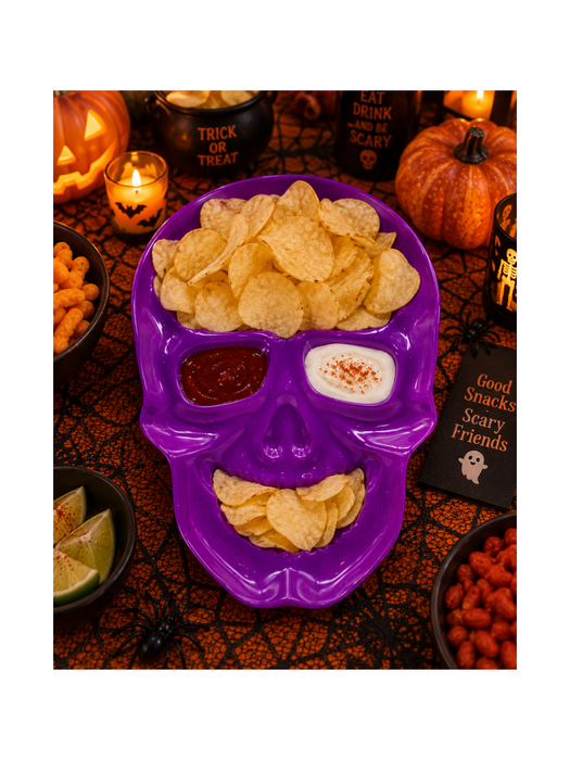 Plato de Calavera Morada