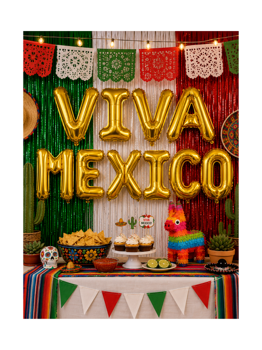 Set de Globos Viva Mexico 32"