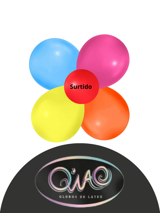 Globo Látex Qwao - Surtido