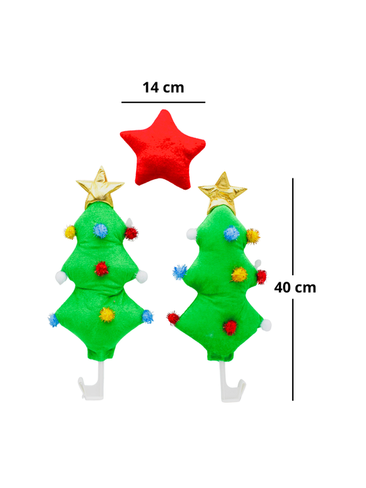 Accesorio Navideño para Auto – Pinos Decorativos