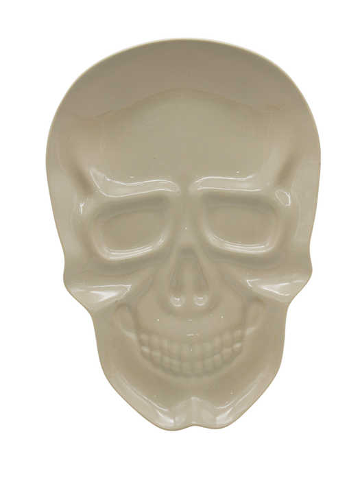 Plato de Calavera Blanco