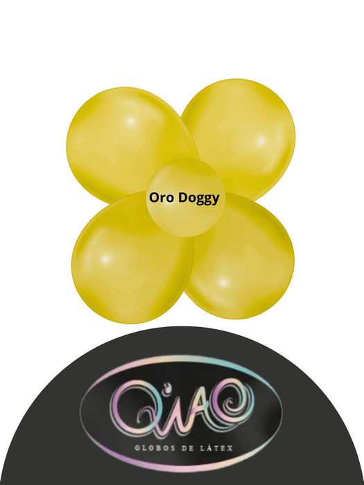 Globo Látex Qwao - Oro Doggy