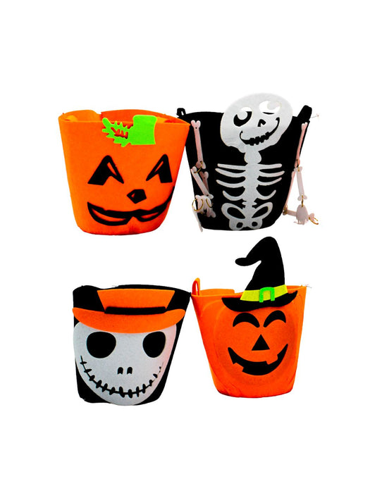Bolsa de Fieltro con diseño de Halloween – Ideal para dulces