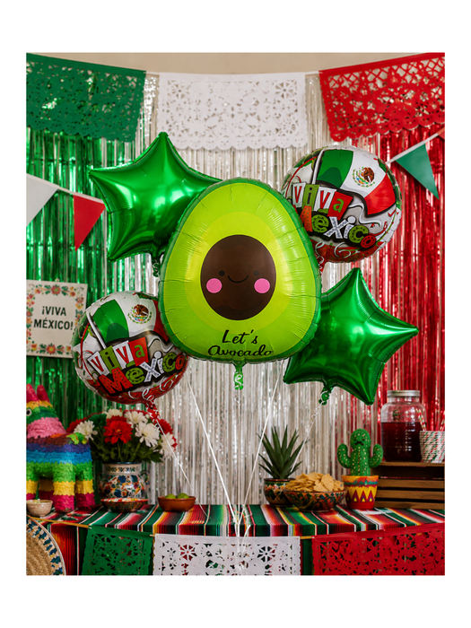 Set de Globos Patrios de Aguacate