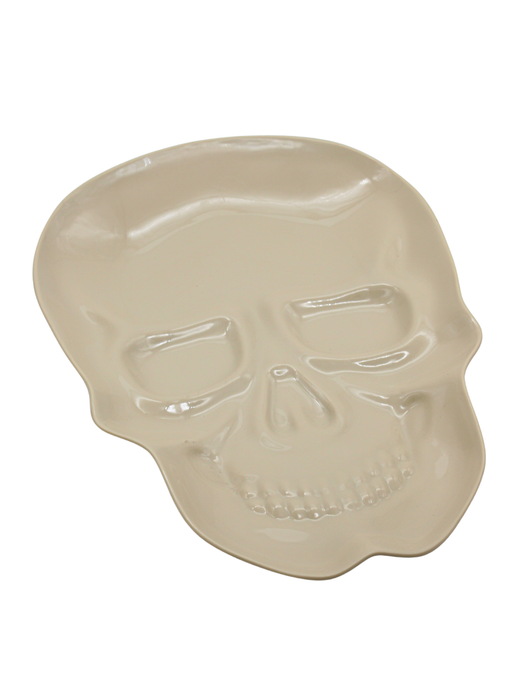 Plato de Calavera Blanco