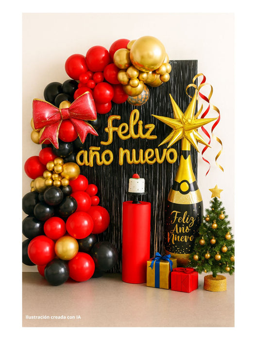 Set de Globos Año Nuevo - 100 Piezas