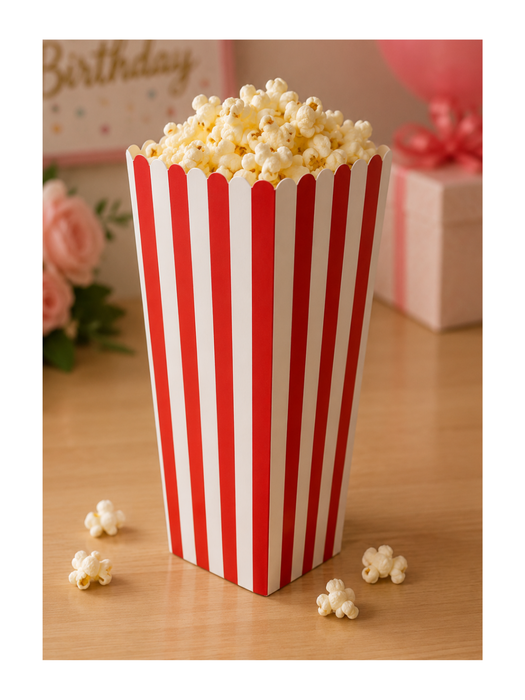 Caja para Palomitas paquete de 6 piezas