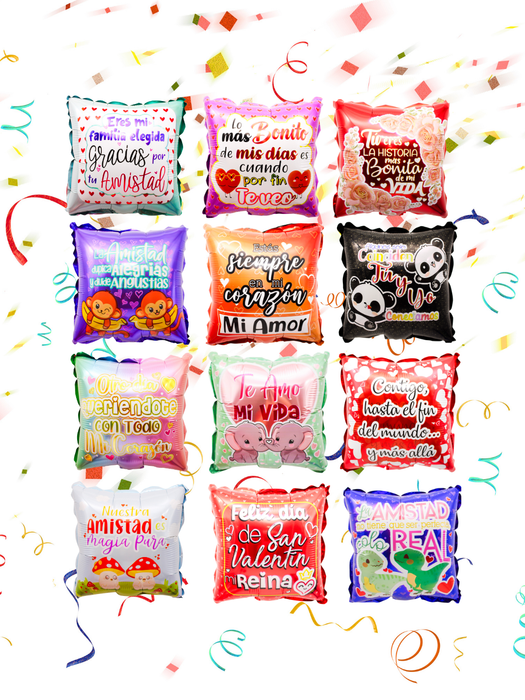 Globo San Valentin - Cuadrado