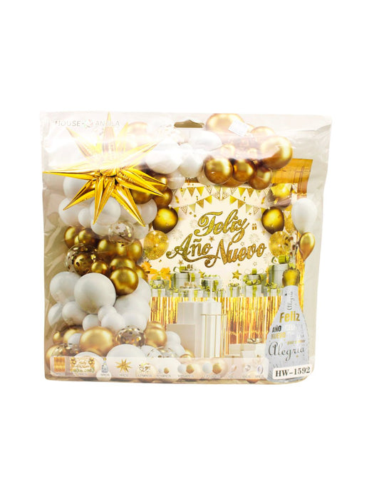 Set de Globos Año Nuevo - 100 Piezas