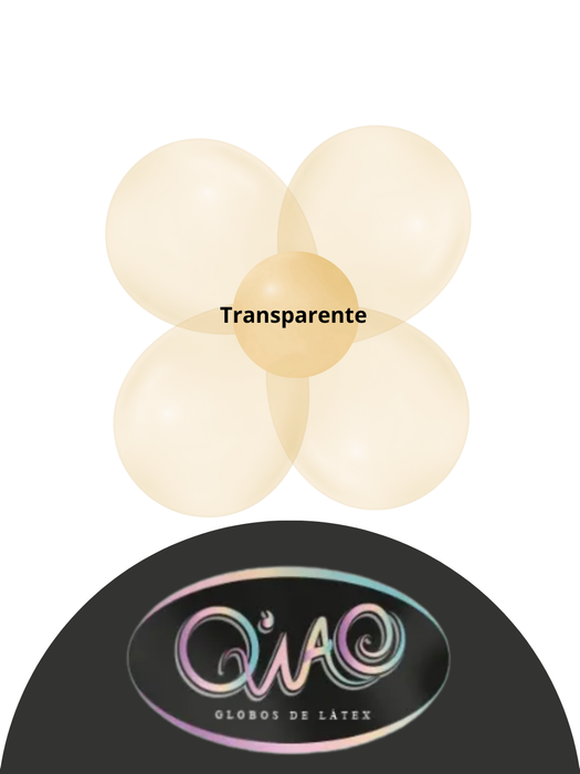 Globo Látex Qwao - Transparente