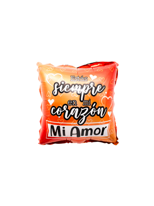 Globo San Valentin - Cuadrado